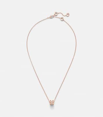 Collier B.zero1 en or rose 18 ct et diamants | Bvlgari