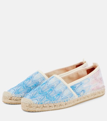 Espadrilles Elle aus Häkelstrick | Missoni