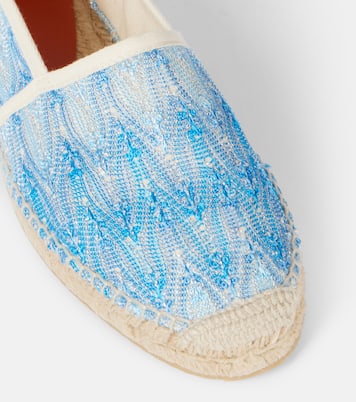 Espadrilles Elle aus Häkelstrick | Missoni
