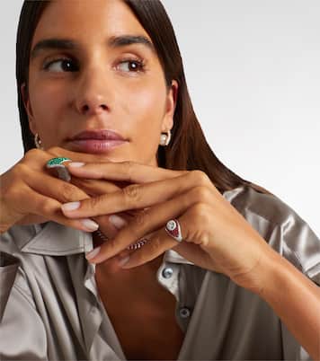 Bague en or 18 ct, rubis et diamants | Kamyen