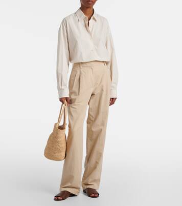 Signum leather slides | The Row