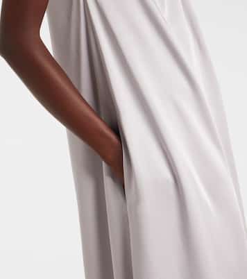 Robe longue en satin à ornements | Stella McCartney