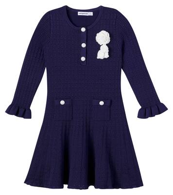 Robe Pointelle à fleurs | Self-Portrait Kids