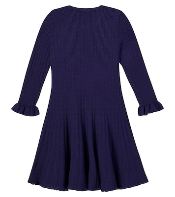 Robe Pointelle à fleurs | Self-Portrait Kids