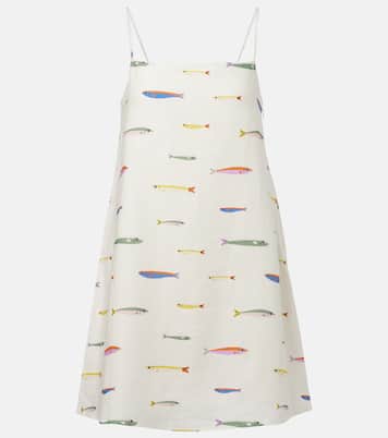 Laura printed cotton minidress | Staud