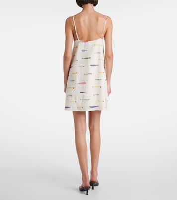 Laura printed cotton minidress | Staud