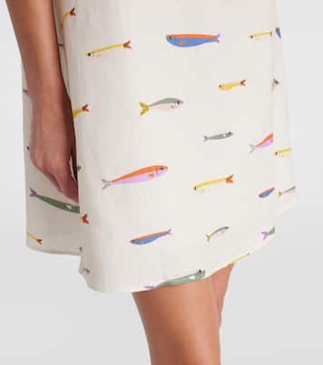 Laura printed cotton minidress | Staud