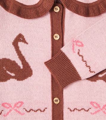 Harriet jacquard cardigan | Bebe Organic