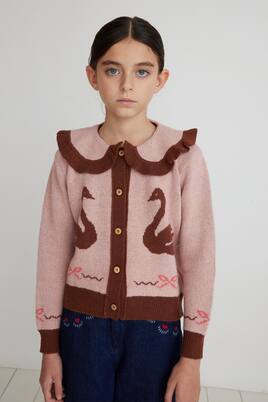 Harriet jacquard cardigan | Bebe Organic