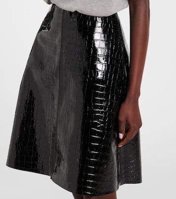 Minirock aus Leder | Toteme