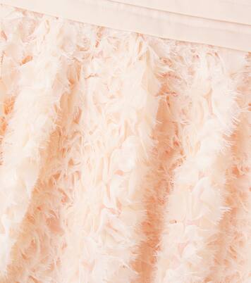Gabie bow-detail ruffled dress | C'era Una Volta