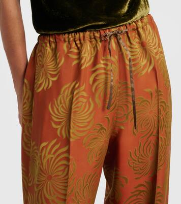 Pantalon ample imprimé | Dries Van Noten