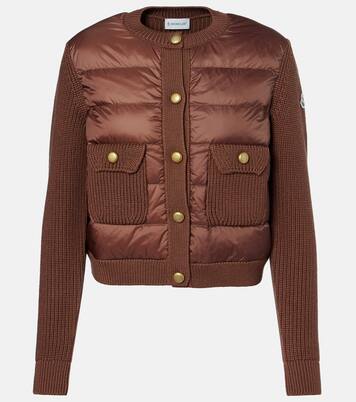 Wool-trimmed down jacket | Moncler
