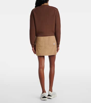 Wool-trimmed down jacket | Moncler