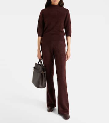 Pantaloni Fluffy Statement in misto lana e cashmere | Dorothee Schumacher
