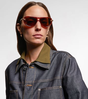 Aviator-Sonnenbrille Knot | Bottega Veneta