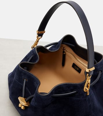 Sac seau Cinch en daim | Jimmy Choo