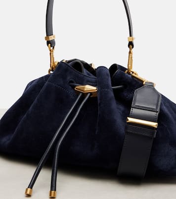 Sac seau Cinch en daim | Jimmy Choo