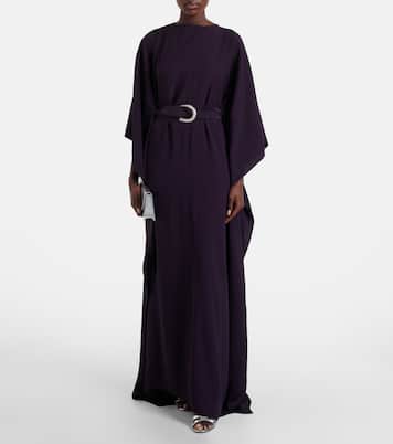 Fitzgerald open-back crêpe cady kaftan | Taller Marmo