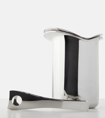 Wine & Bar stainless steel ice bucket and tongs set by Thomas Sandell | Georg Jensen