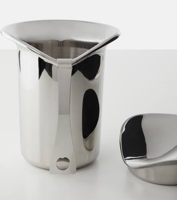 Wine & Bar stainless steel ice bucket and tongs set by Thomas Sandell | Georg Jensen