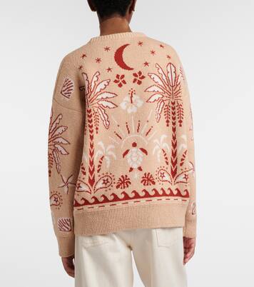 Pull Echoes Of The Island en laine et coton | Alanui