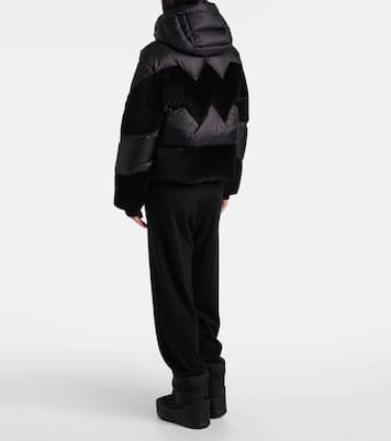 Daunenjacke Cathy mit Samt | Bogner