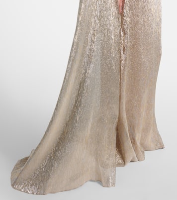 Verzierte Robe aus Seide | Oscar de la Renta