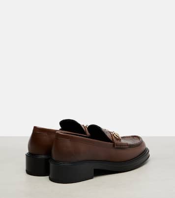 Gucci Horsebit GG leather loafers | Gucci