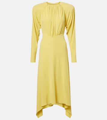 Draped jersey midi dress | Stella McCartney