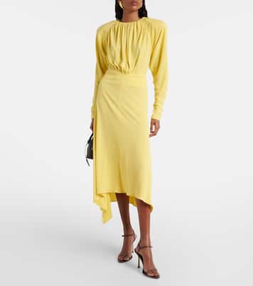 Draped jersey midi dress | Stella McCartney