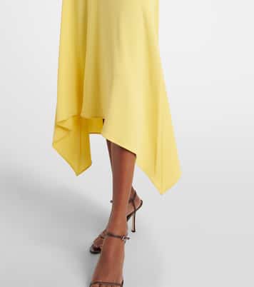 Draped jersey midi dress | Stella McCartney