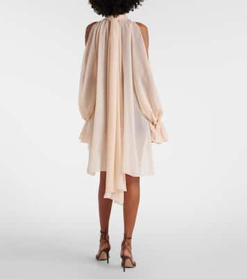 Asymmetric georgette blouse | Blumarine