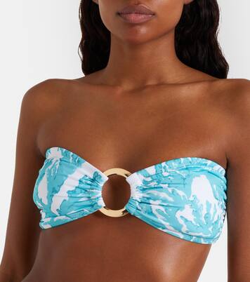 Top bikini a fascia Carlotta con stampa | Alexandra Miro