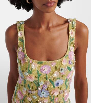 Embellished floral gown | Là Fuori