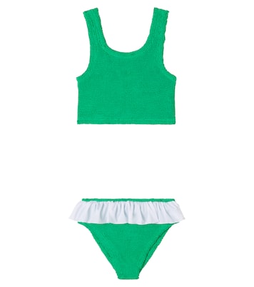 Olive ruffled bikini | Hunza G Kids