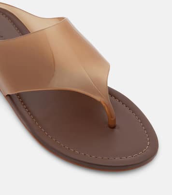 Leather-lined thong sandals | Farm Rio