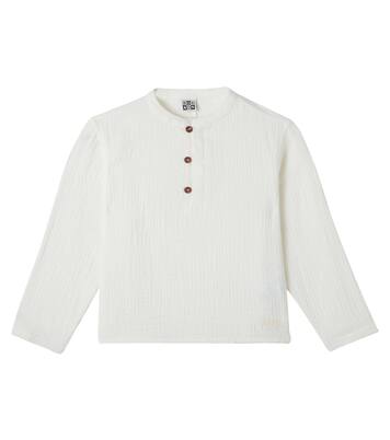 Henley-Top Noah aus Baumwoll-Gaze | Bonton