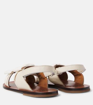 Charlotte bow-detail leather sandals | PèPè