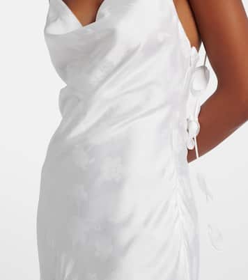 Bridal satin midi dress | Rotate