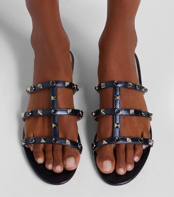 Rockstud leather sandals | Valentino Garavani