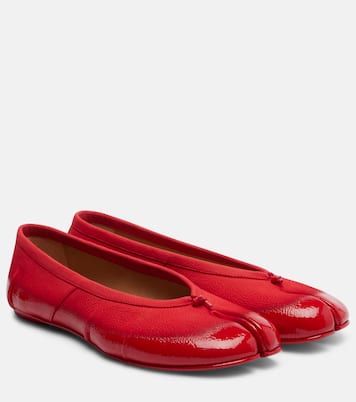 Tabi patent leather ballet flats | Maison Margiela