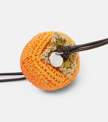 Charm para bolso Persimmon de croché | JW Anderson