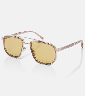 Lettering aviator sunglasses | Gucci