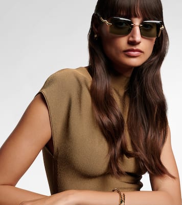 Lunettes de soleil rectangulaires Serpenti Viper | Bvlgari