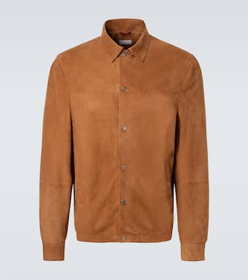 Jacke aus Veloursleder | Brunello Cucinelli