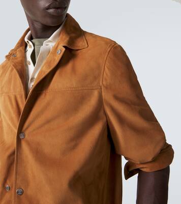 Jacke aus Veloursleder | Brunello Cucinelli