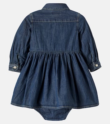 Baby Set aus Jeanskleid und Höschen | Polo Ralph Lauren Kids