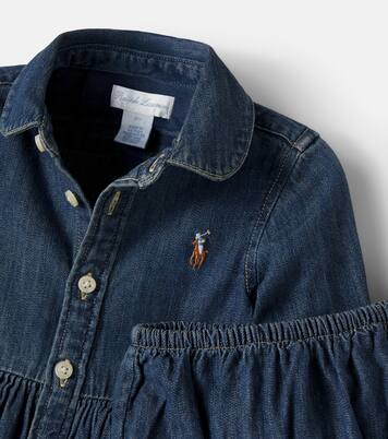 Baby Set aus Jeanskleid und Höschen | Polo Ralph Lauren Kids
