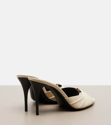 Babylone Cassandre皮革穆勒鞋 | Saint Laurent